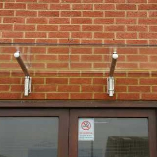 Modern and Contemporary Glass Door Canopy T1